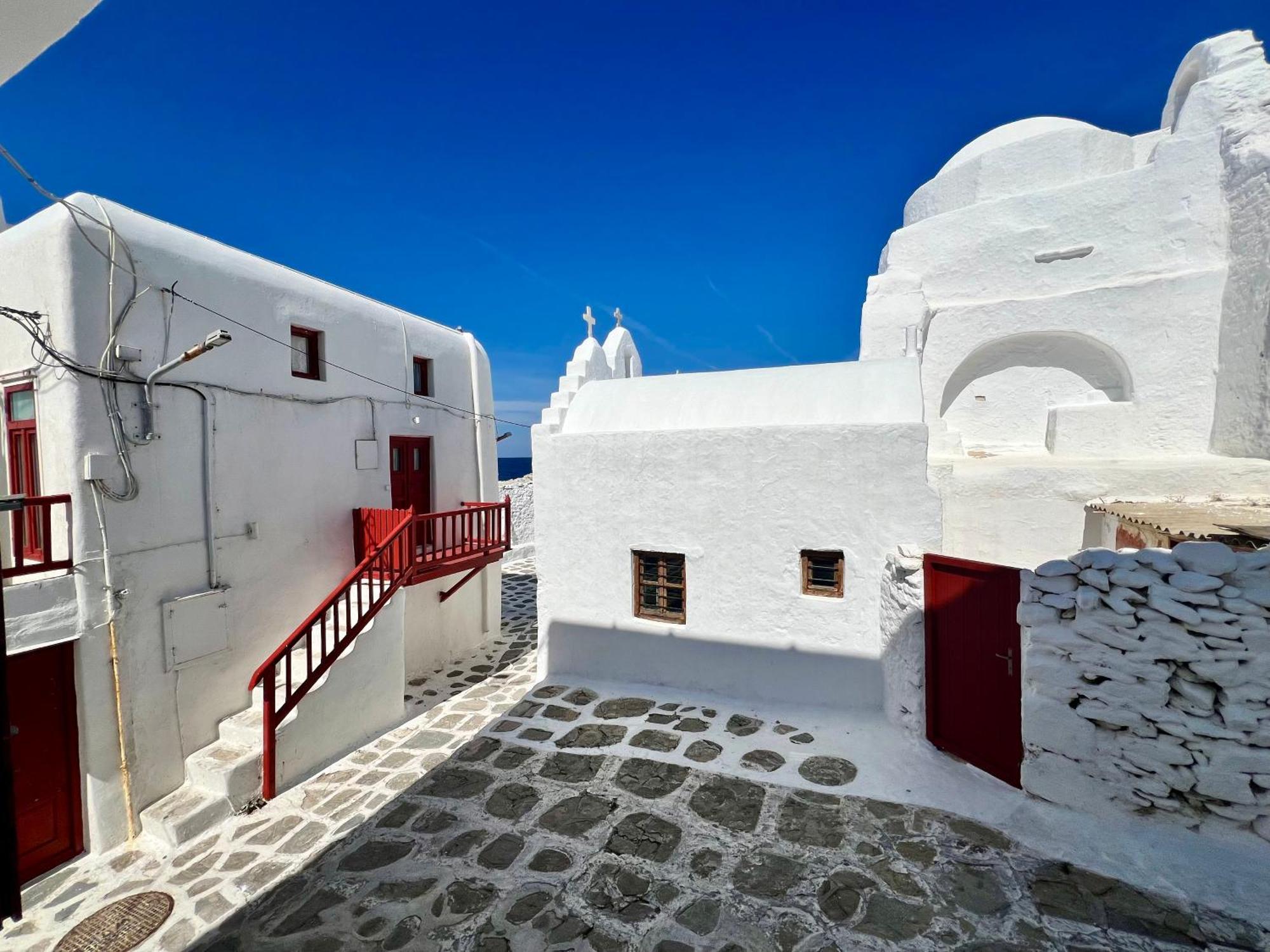 Myconian Little Venice Elite Suites With Sea View Mykonos Town Exteriör bild