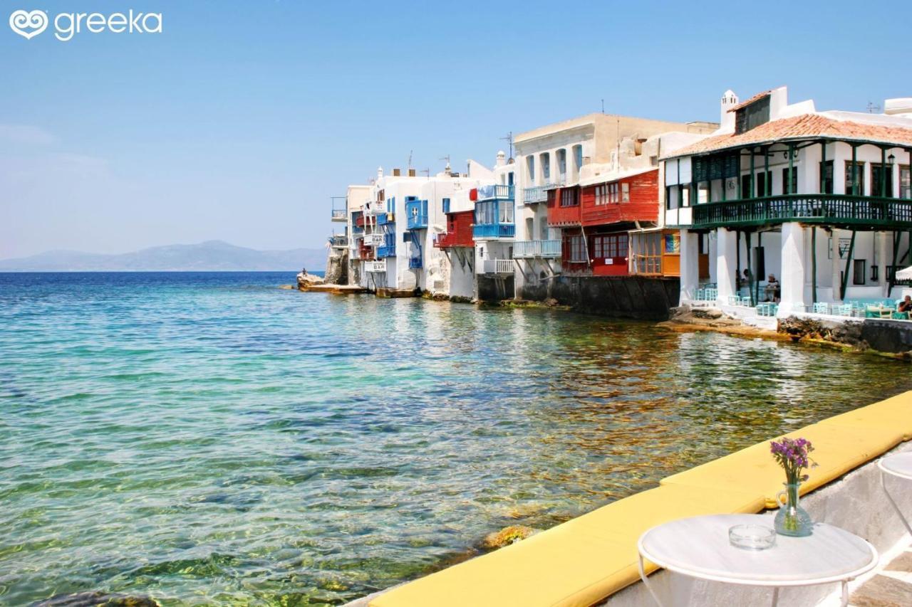 Myconian Little Venice Elite Suites With Sea View Mykonos Town Exteriör bild